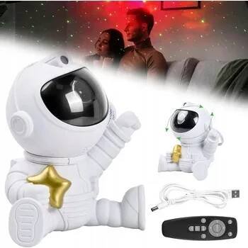 Projekční technika PROJEKTOR ASTRONAUT, LED SVĚTLO GALAXIE, HVĚZDNÝ PROJEKTOR PRO DĚTI