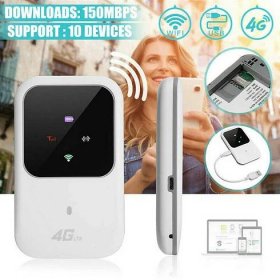 Odemčený 4G LTE mobilní router přenosný širokopásmový WiFi bezdrátový MiFi hotspot