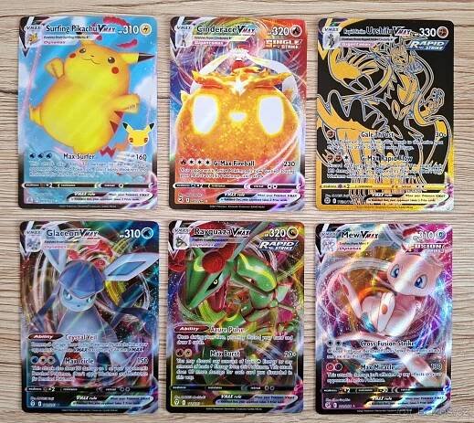Karty Pokémon VSTAR a VMAX - originální - Praha 4