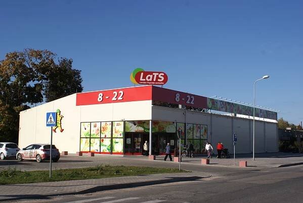 Tirdzniecības centra jaunbūve Celtnieku iela 1, Jēkabpilī
