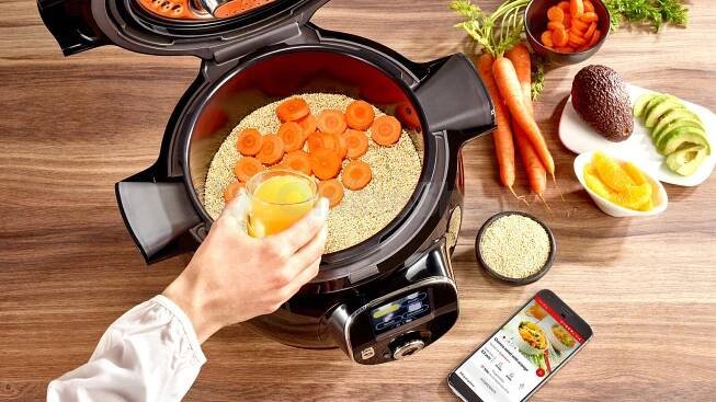 Tefal CY855830 Cook4me+ Connect black