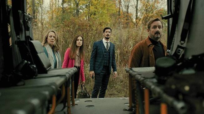Caroline Dhavernas, Éric Bruneau, Rémi-Pierre Paquin - Aller simple - Z filmu