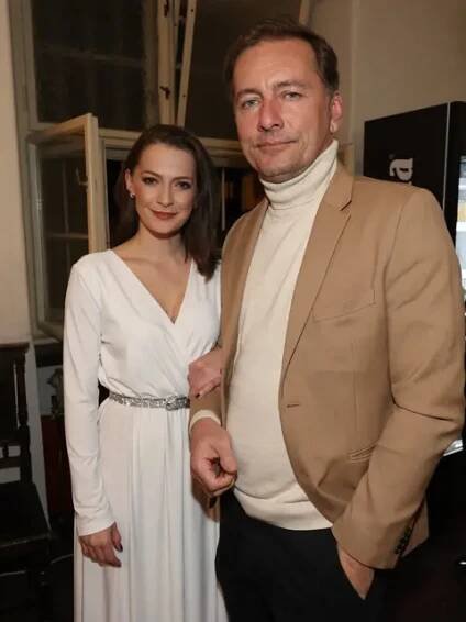 Šárka Vaňková a Petr Vondráček spolu vypadají moc spokojeně. 