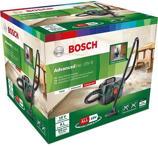 Bosch Akumulátorový vysavač AdvancedVac 18V-8 (bez aku)