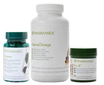 Nu Skin Pharmanex Tegreen 30 kapslí + Marine Omega 120 kapslí + Pro-B 30 kapslí - Balance You Shop