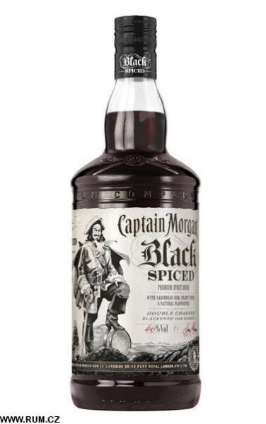 Captain Morgan Black Spiced 1l 40 %