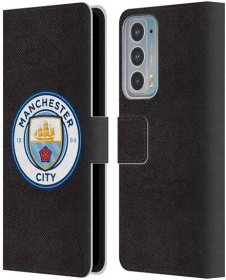 HEAD CASE Pouzdro pro mobil Motorola EDGE 20 - fotbalový tým - Manchester City - černá a znak