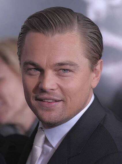 Leonardo DiCaprio with slicked-back hair at the 'Shutter Island' special screening in 2010