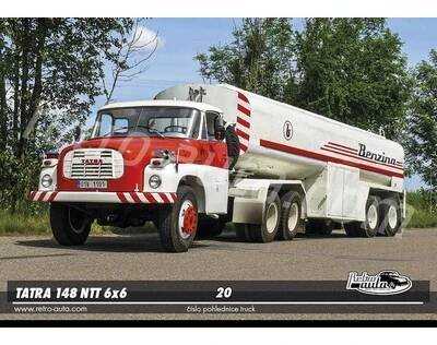 Pohlednice TRUCK č. 20 - TATRA 148 NTt 6x6 (1969 - 1982) s návěsem CO 23 TO od 10 Kč - Heureka.cz