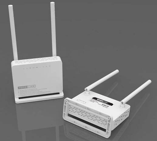 TOTOLINK ND300 V2 bezdrátový router Fast Ethernet Jednopásmový (2,4 GHz) Bílá