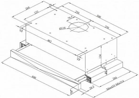 Odsavač par Beko HNT62210B