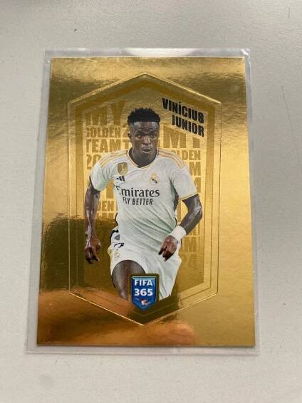 Vinícius Junior - My Golden Team - Real Madrid - 2024 Panini FIFA 365 - Sportovní sbírky