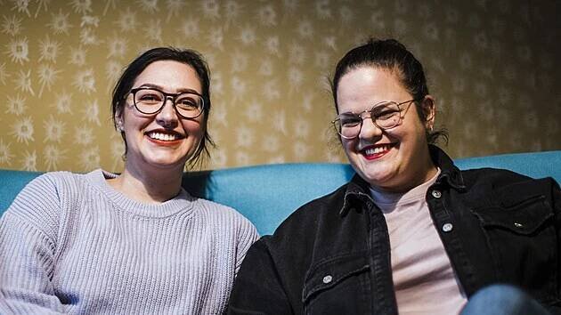 Veronika Táborská a Tereza Volánková (Brno, 19. února 2024)