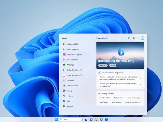 Microsoft Adds Bing AI to Windows 11, Expanding Access Further