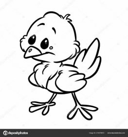 Stáhnout - Malé kanárci charakter pták ilustrace kreslené zbarvení — Stock obrázek