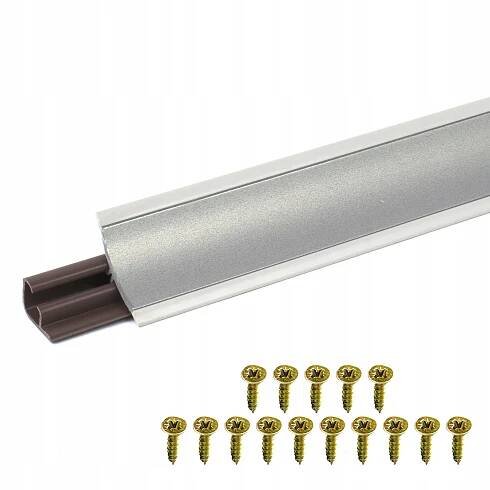 Kuchyňská lišta ALUMINIUM SATÉN 2,5 m
