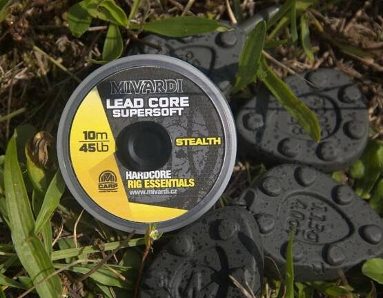 Mivardi Šňůrka Lead core SuperSoft - Stealth 45lb 10m