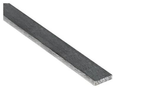 Plochá tyč z nerezové oceli 20x5mm (páskovaná), broušená nerezová ocel