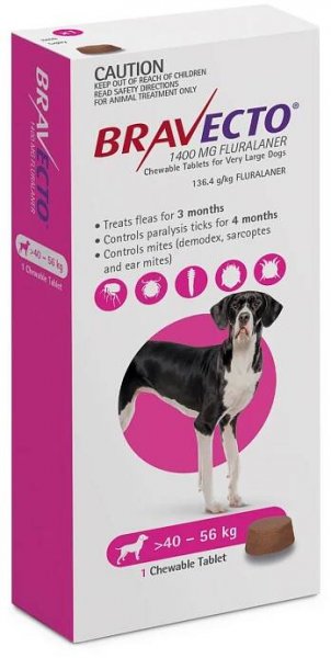 BRAVECTO Flavored chews for dogs.
