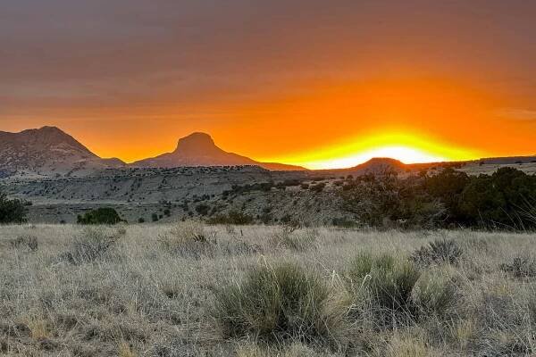 A sunset in New Mexico