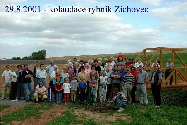 výstavba rybníka - Oficiální stránky obce Zichovec