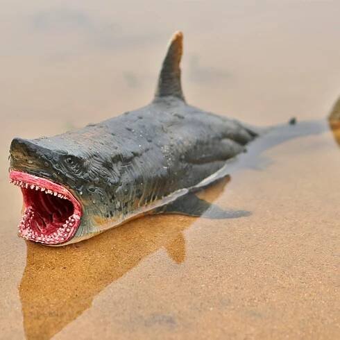 Figurka žralok megalodon