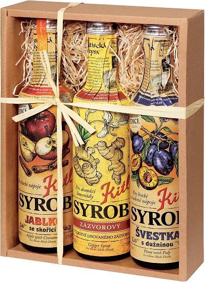 Kitl Dárkové balení Horká trojka 3x 500 ml (Jablko, Zázvor, Švestka) - topvitaminy.cz