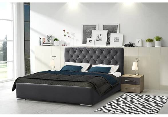 Postel RYAN 06+1 STANDARD 180x200 cm +1 - stříbrné nohy - SG nábytek