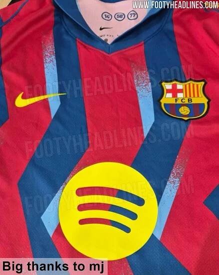 FC Barcelona 25-26 'El Clásico' Fourth Kit Leaked - Footy Headlines