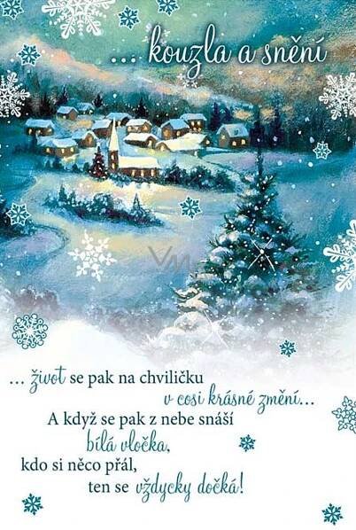 Ditipo Playing card White Christmas Karel Gott White Christmas 224 x 157 mm - VMD parfumerie - drogerie