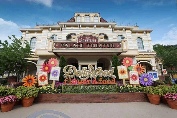 Atmosphere at the Dollywood Flower and Food Festival. Dollywood reopened for the 35th Anniversary Season on June 15, 2020