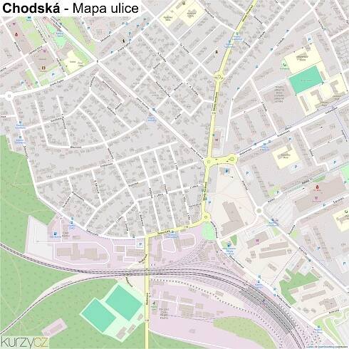 Chodská - mapy | Kurzy.cz