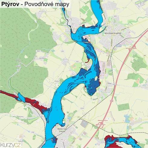 Ptýrov - mapy | Kurzy.cz
