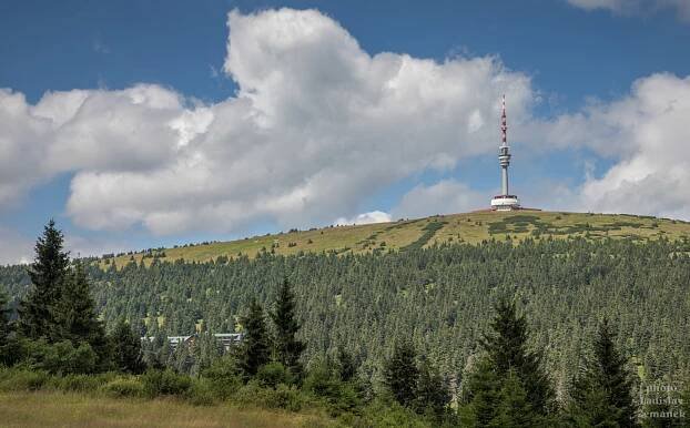 Ovčárna - výhled na Praděd