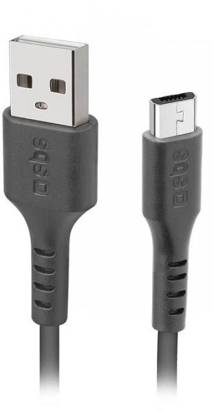 SBS - Kábel USB-A/Micro USB, 5 W, 1m, čierna
