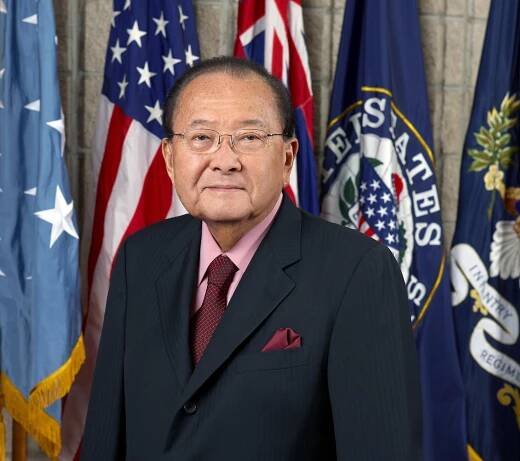 Senator Daniel K. Inouye, official United States Senate photo portrait, 2008.