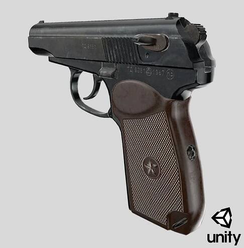 3D Makarov Pistol https://p.turbosquid.com/ts-thumb/yb/tMwuiO/Vu/stemcell_unity_render/png/1727365322/1920x1080/fit_q87/f39671c2a4bc5d1d295efe16030191788f48fffb/stemcell_unity_render.jpg