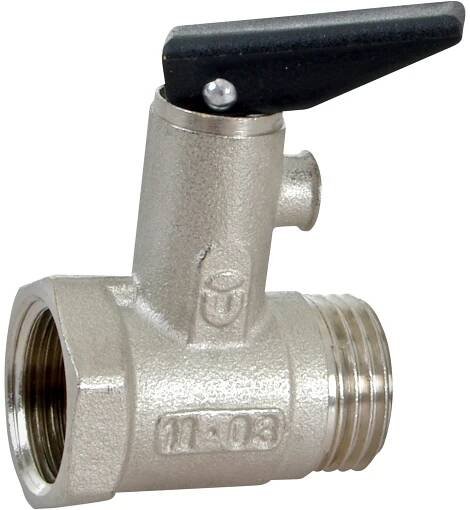 Pojistný ventil s páčkou pro bojler 3/4"