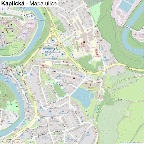Kaplická - mapy | Kurzy.cz