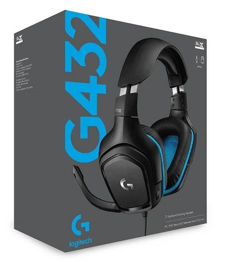 Logitech Gaming G432 7.1 Surround Sound (981-000770) černý - Obrázek 2