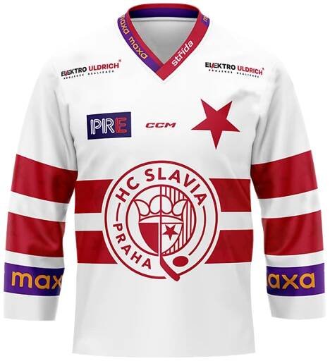 Bílý fandres HC Slavia Praha 2024/25