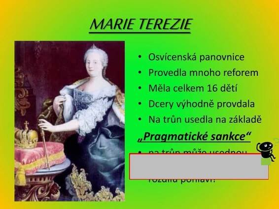 PPT - MARIE TEREZIE PowerPoint Presentation, free download - ID:4036467