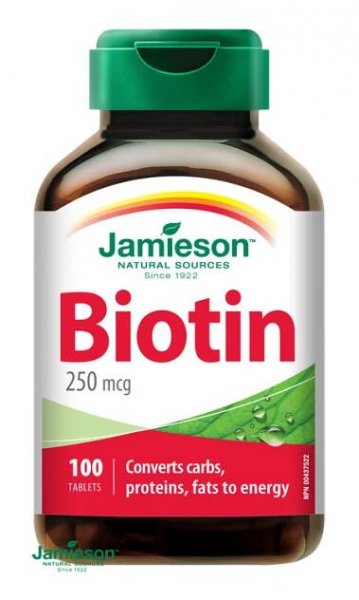 Jamieson - Biotin 250 ug 100 tbl.