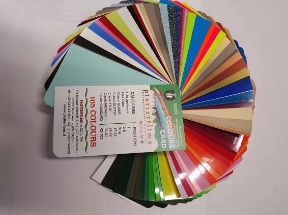 Color Cards - Plotterfilms® Mazzette colori