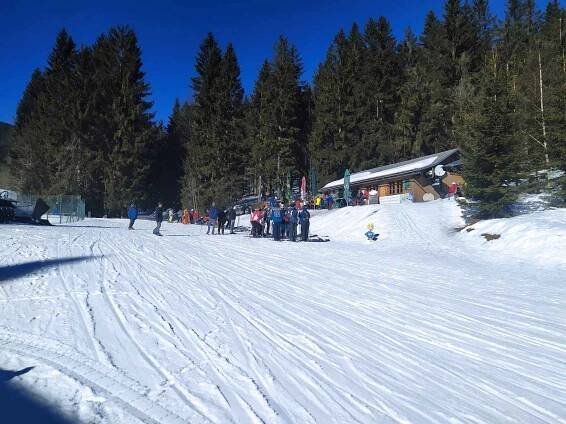 Ski centrum Říčky v Orlických horách.