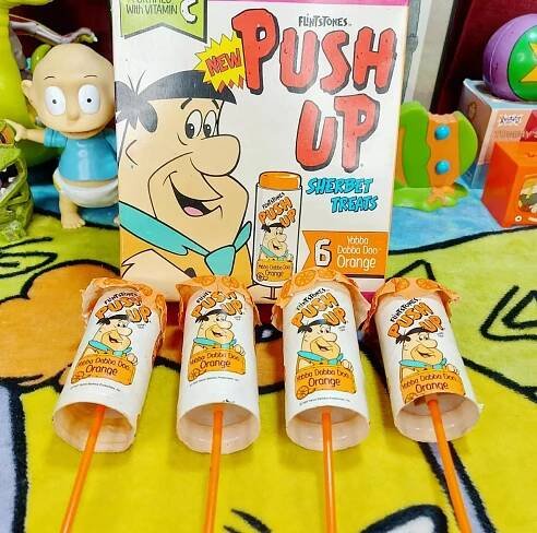 Flinstone Push Up Pops. : r/nostalgia
