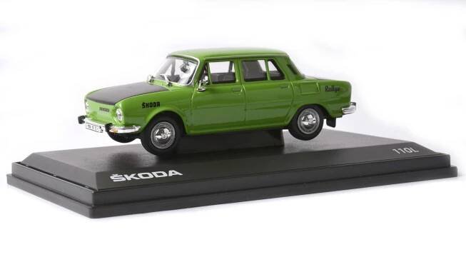 Škoda 110L Rallye 1:43 - Abrex  Škoda 110 L Rally - kovový model auta