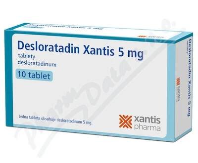 DESLORATADIN XANTIS POR 5MG TBL NOB 10
