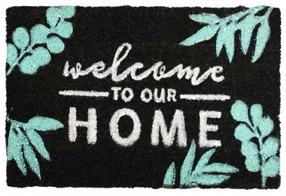 HOME ELEMENTS Rohož z kokosových vláken, Welcome to our Home, 40x60 cm - Bytový textil | Trade Concept s.r.o.