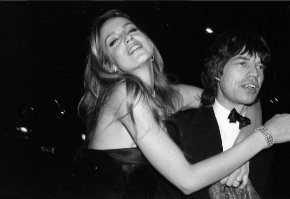 Mick Jagger and Jerry Hall 1978